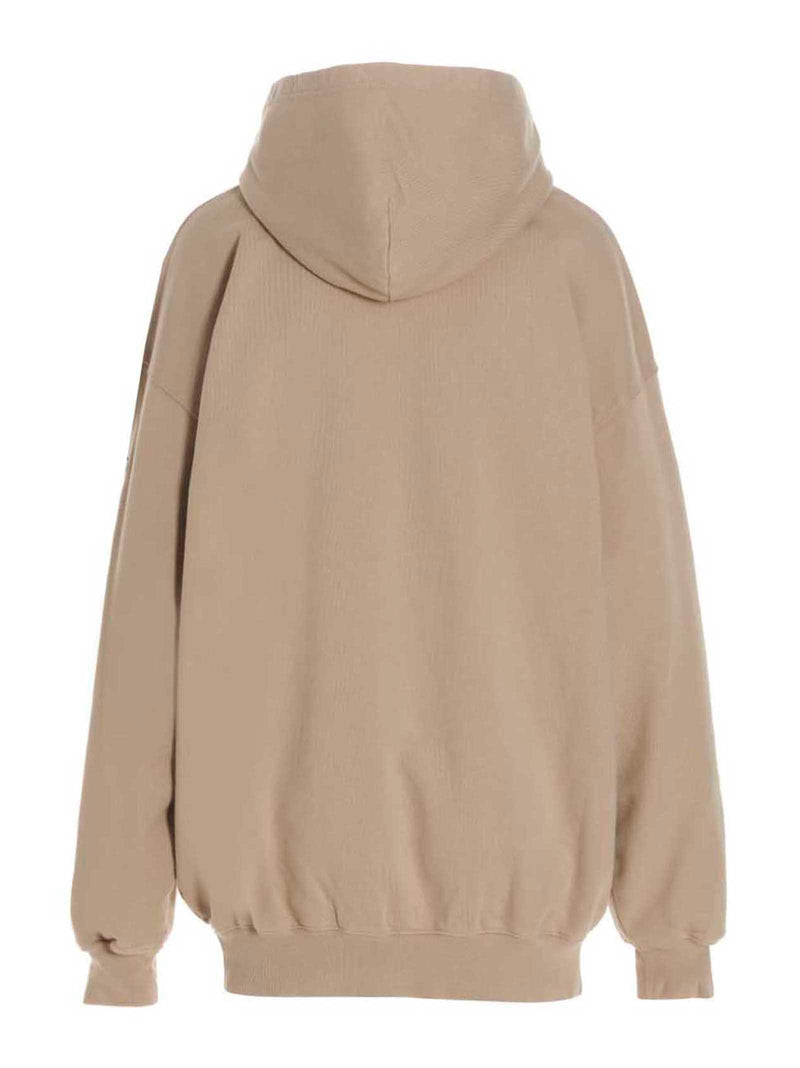 Balenciaga Sweatshirt In Beige Cotton - Women - Piano Luigi