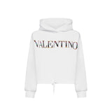 Valentino Cotton Logo Sweatshirt - Women - Piano Luigi