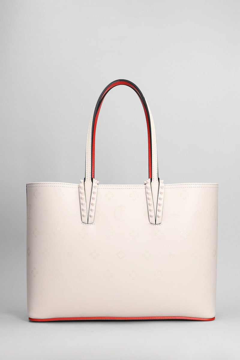 Christian Louboutin Cabata Small Tote In Rose-pink Leather - Women - Piano Luigi