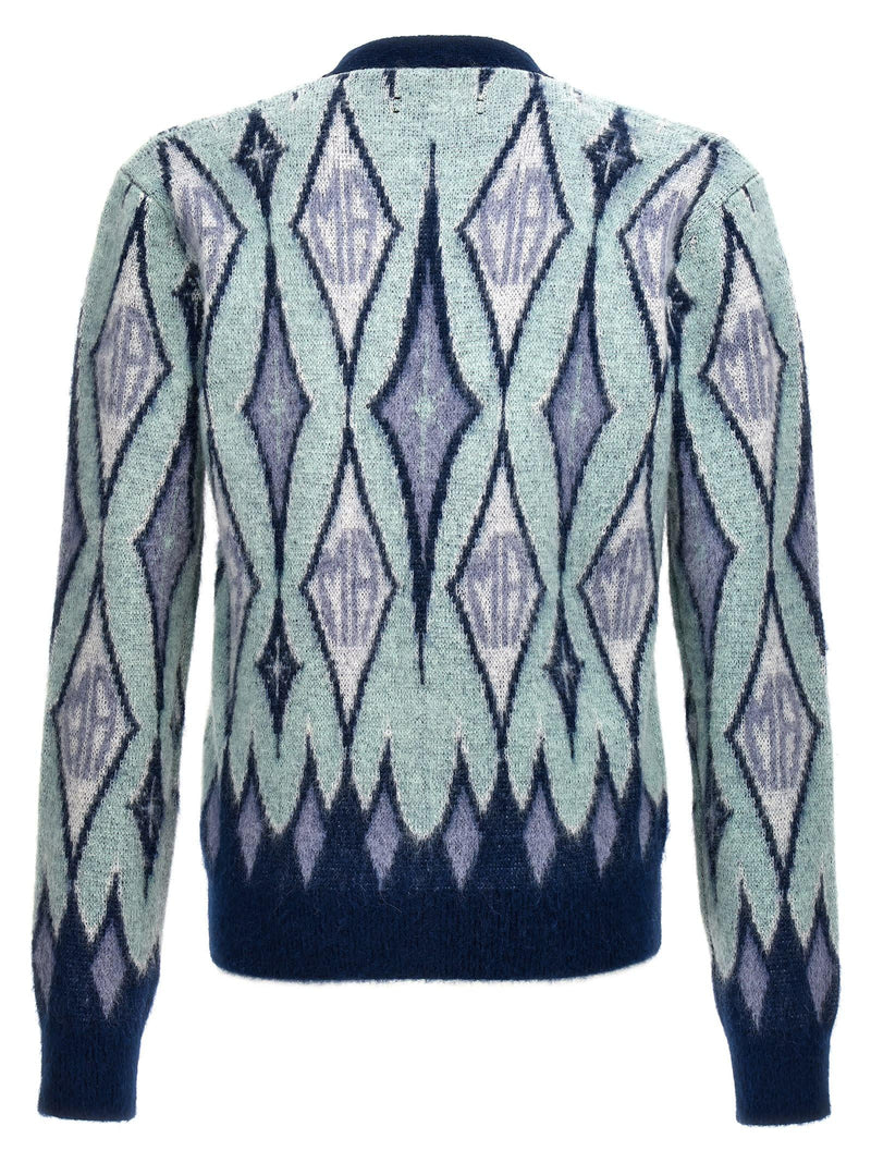 AMIRI argyle Cardigan - Men - Piano Luigi