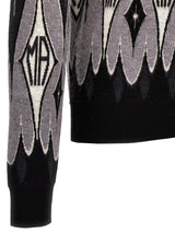 AMIRI argyle Jacquard Sweater - Men - Piano Luigi