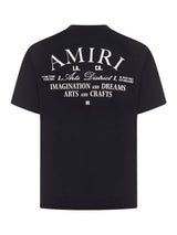 AMIRI Black-cotton Jersey Art District Tee - Men - Piano Luigi