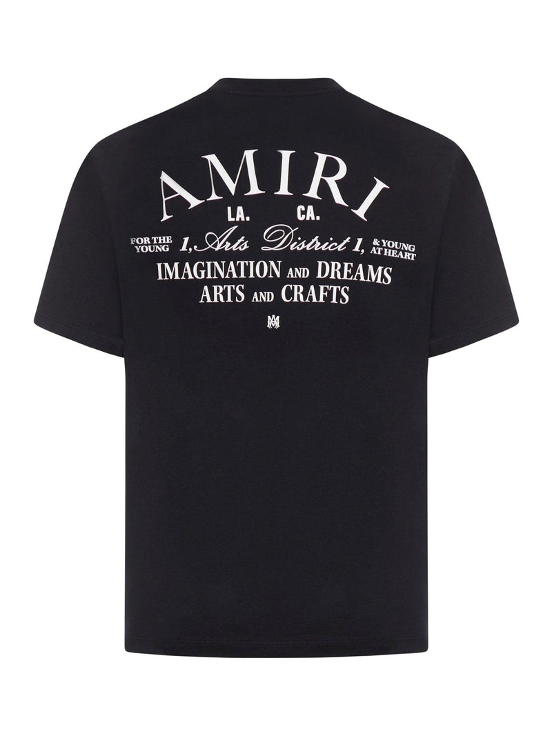 AMIRI Black-cotton Jersey Art District Tee - Men - Piano Luigi