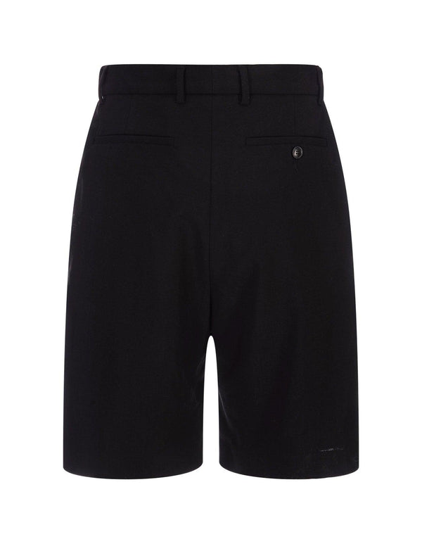 AMIRI Black Double Pleat Shorts - Men - Piano Luigi