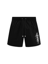 AMIRI Black Vertical Stack Swim Trunks - Men - Piano Luigi