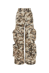 AMIRI Camouflage-pattern Drawstring-cuff Cargo Pants - Women - Piano Luigi