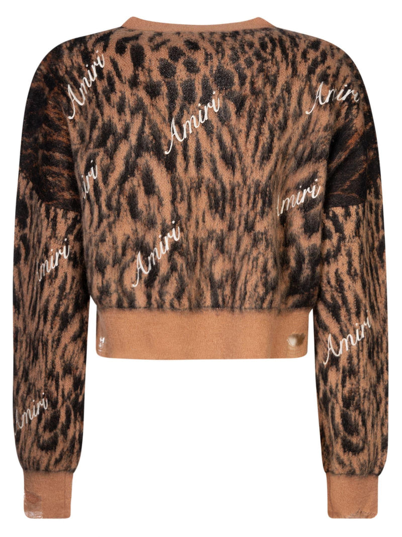 AMIRI Cheetah Cardigan - Women - Piano Luigi