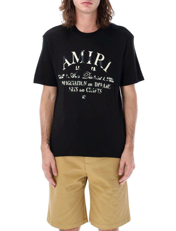 AMIRI Distressed Art Tee - Men - Piano Luigi