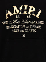 AMIRI distressed Arts District Hoodie - Men - Piano Luigi