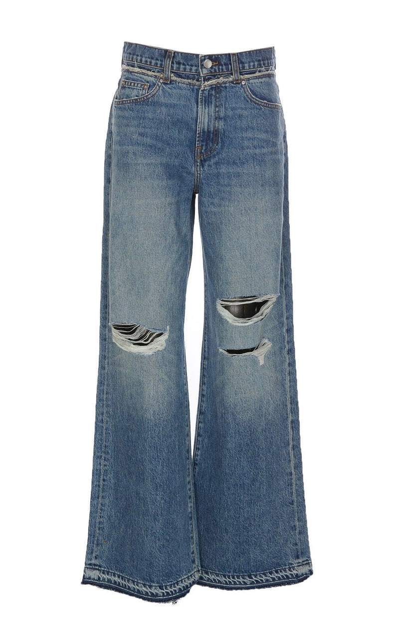 AMIRI Double Waistband Denim Jeans - Women - Piano Luigi