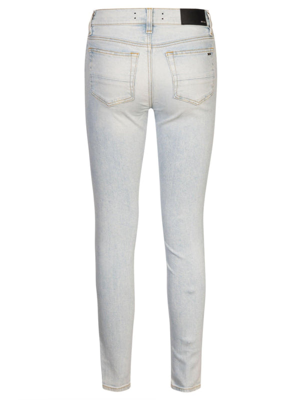 AMIRI Fitted Ripped Jeans - Women - Piano Luigi