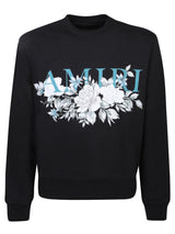 AMIRI Floral Black Sweatshirt - Men - Piano Luigi