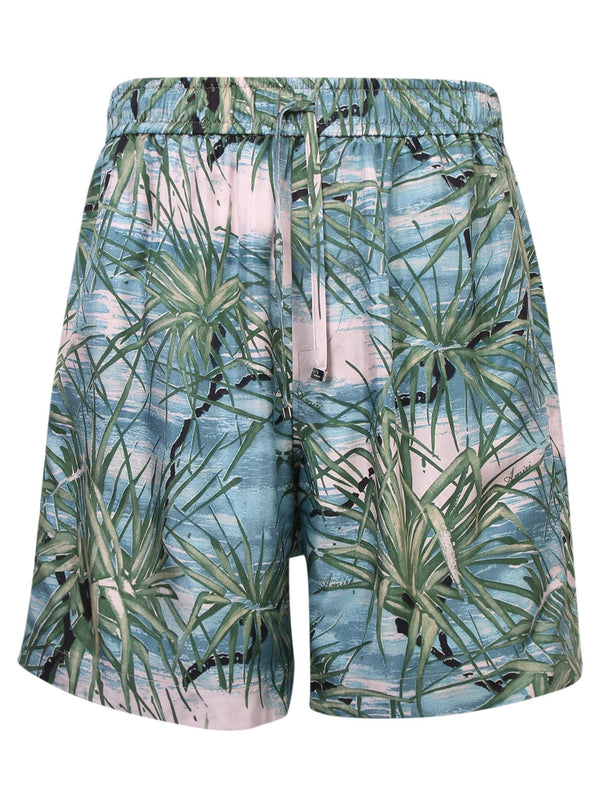 AMIRI Floral Print Shorts - Men - Piano Luigi