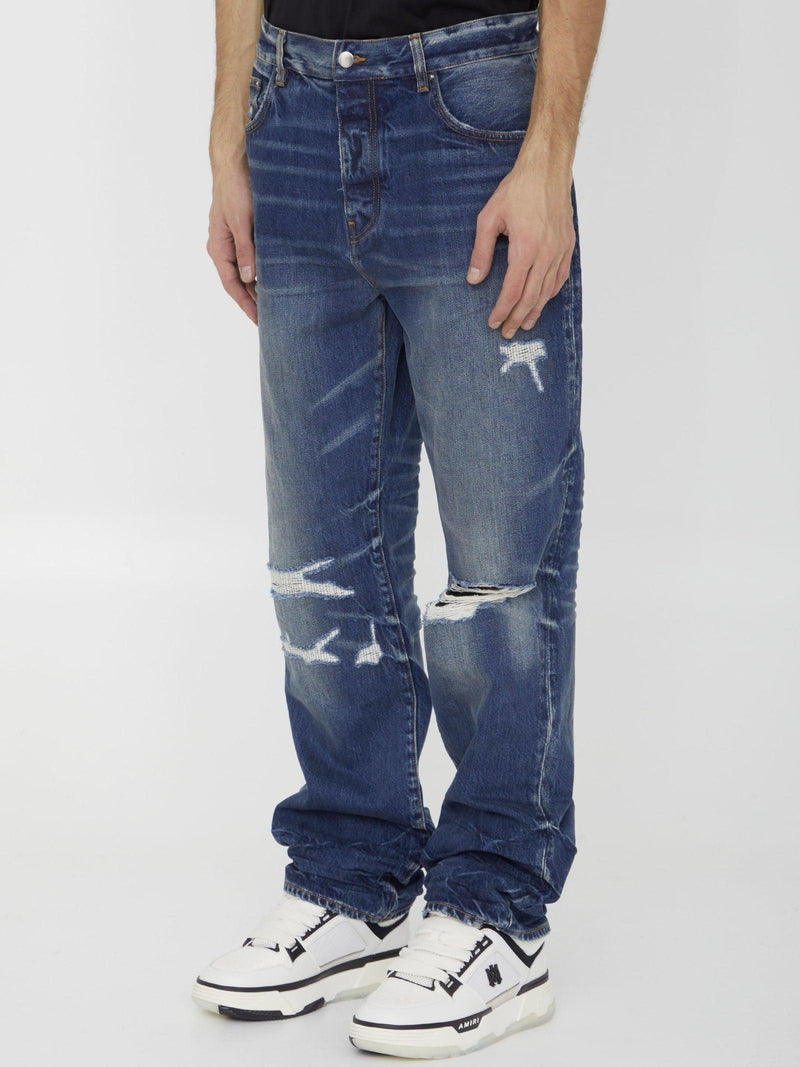 AMIRI Fractured Straight Jeans - Men - Piano Luigi