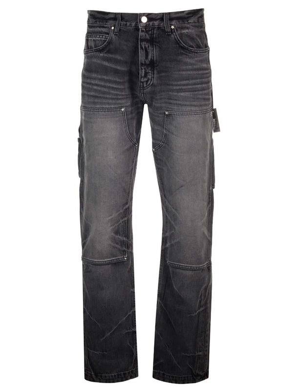 AMIRI Grey carpenter Jeans - Men - Piano Luigi