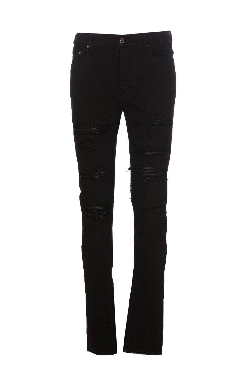 AMIRI Leather Thrasher Jeans - Men - Piano Luigi