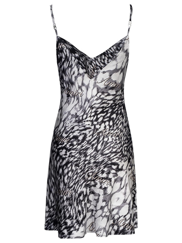 AMIRI Leopard Mini Slip Dress - Women - Piano Luigi