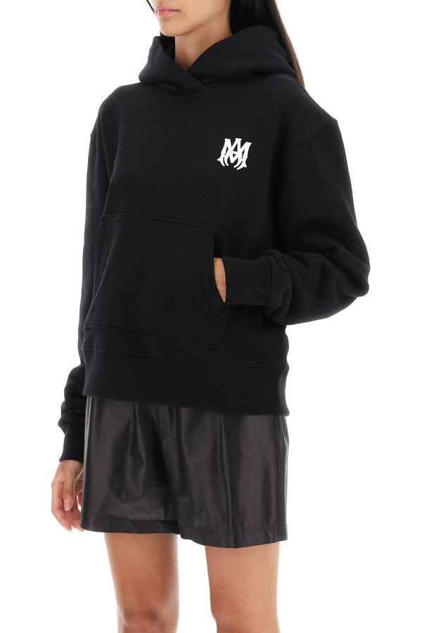 AMIRI Logo Printed Long-sleeved Hoodie - Women - Piano Luigi