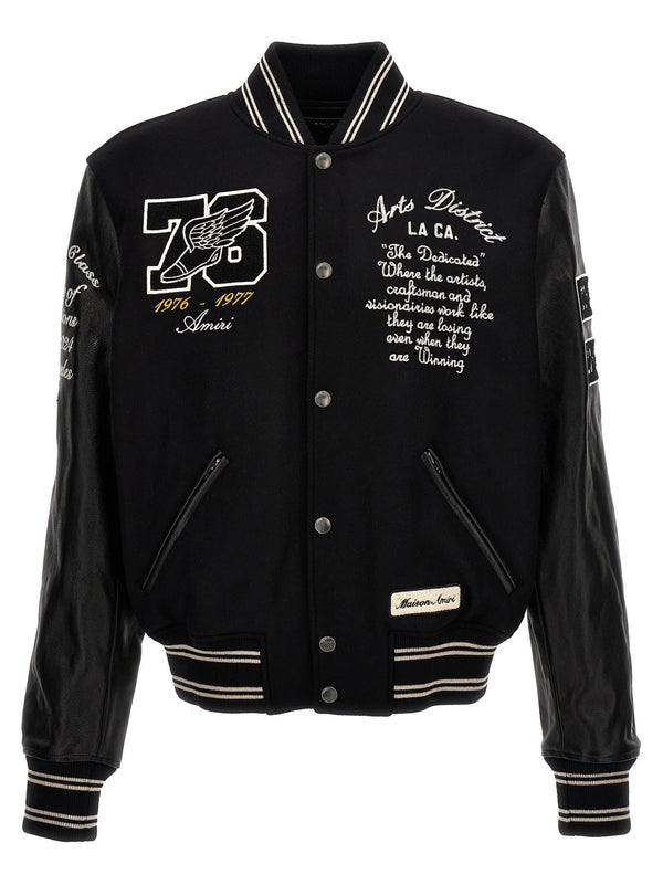 AMIRI oversized Eagle Bomber Jacket - Men - Piano Luigi