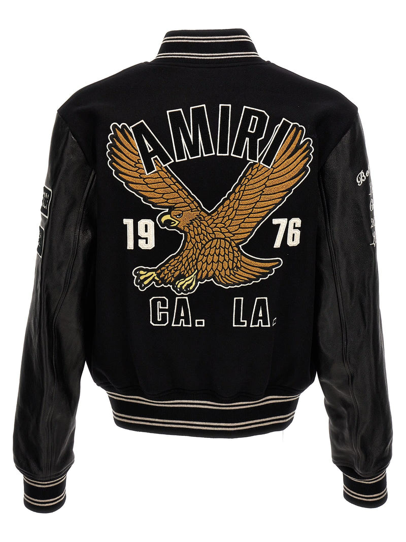 AMIRI oversized Eagle Bomber Jacket - Men - Piano Luigi