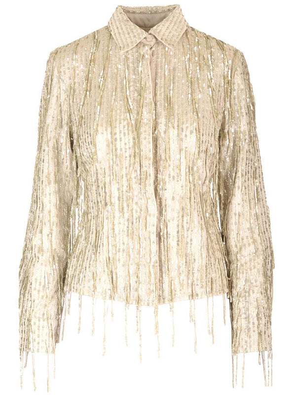 AMIRI Sequins Embellished Shirt - Women - Piano Luigi