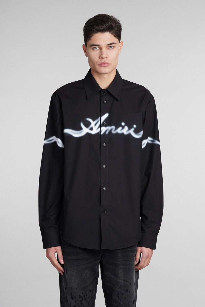 AMIRI Shirt In Black Cotton - Men - Piano Luigi