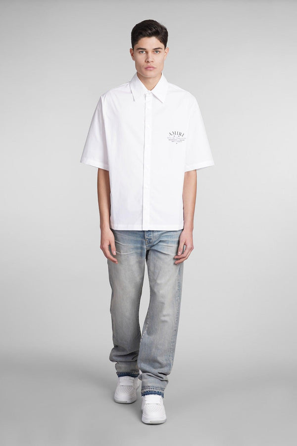 AMIRI Shirt In White Cotton - Men - Piano Luigi