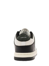 AMIRI skel Top Low White And Black Sneakers With Skeleton Patch In Leather Man - Men - Piano Luigi