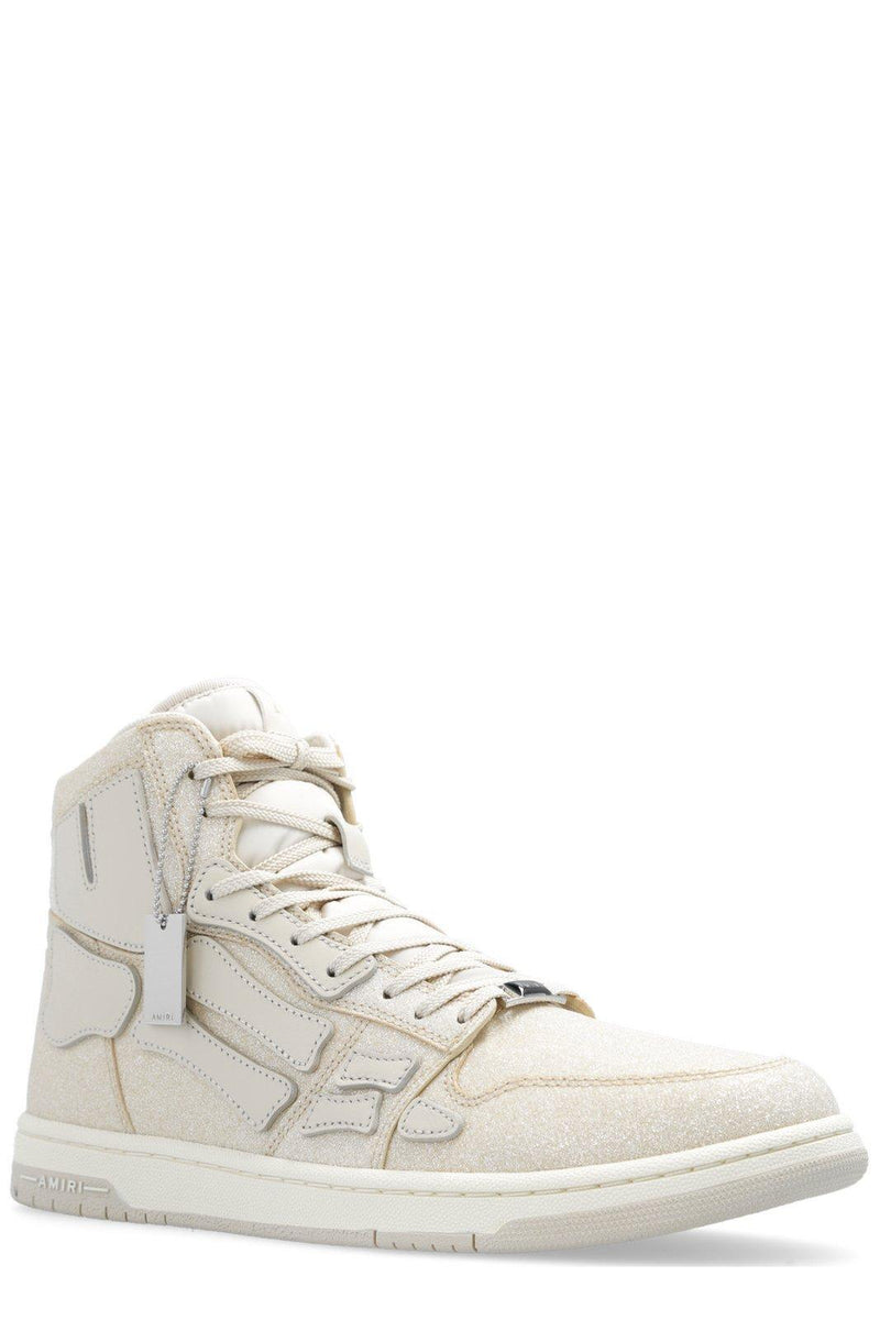 AMIRI Skeleton Embellished High-top Sneakers - Men - Piano Luigi