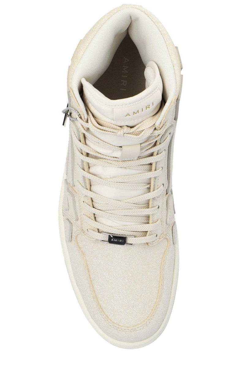 AMIRI Skeleton Embellished High-top Sneakers - Men - Piano Luigi