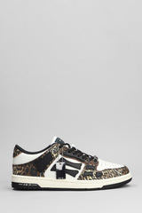 AMIRI Skeltop Sneakers In White Leather - Women - Piano Luigi