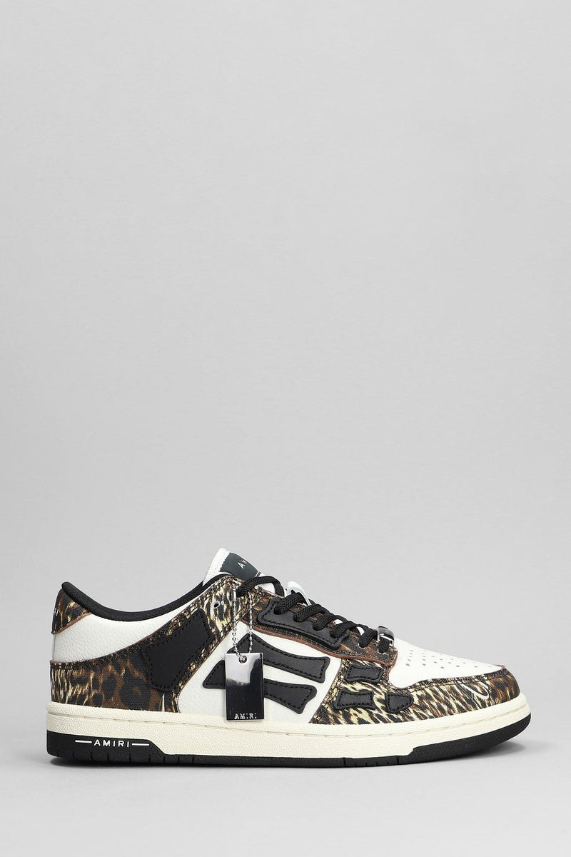 AMIRI Skeltop Sneakers In White Leather - Women - Piano Luigi