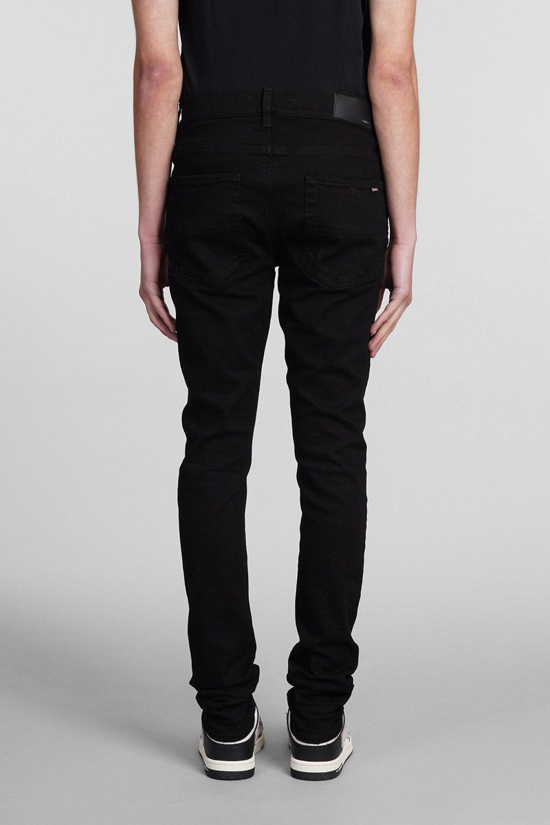 AMIRI Stack Jeans In Black Cotton - Men - Piano Luigi