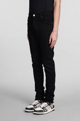 AMIRI Stack Jeans In Black Cotton - Men - Piano Luigi