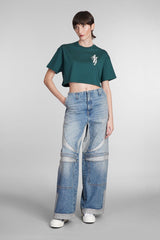 AMIRI T-shirt In Green Cotton - Women - Piano Luigi