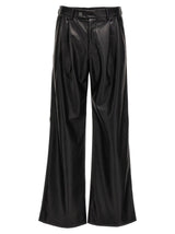 AMIRI Vegan Leather Pants - Men - Piano Luigi