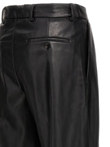 AMIRI Vegan Leather Pants - Men - Piano Luigi