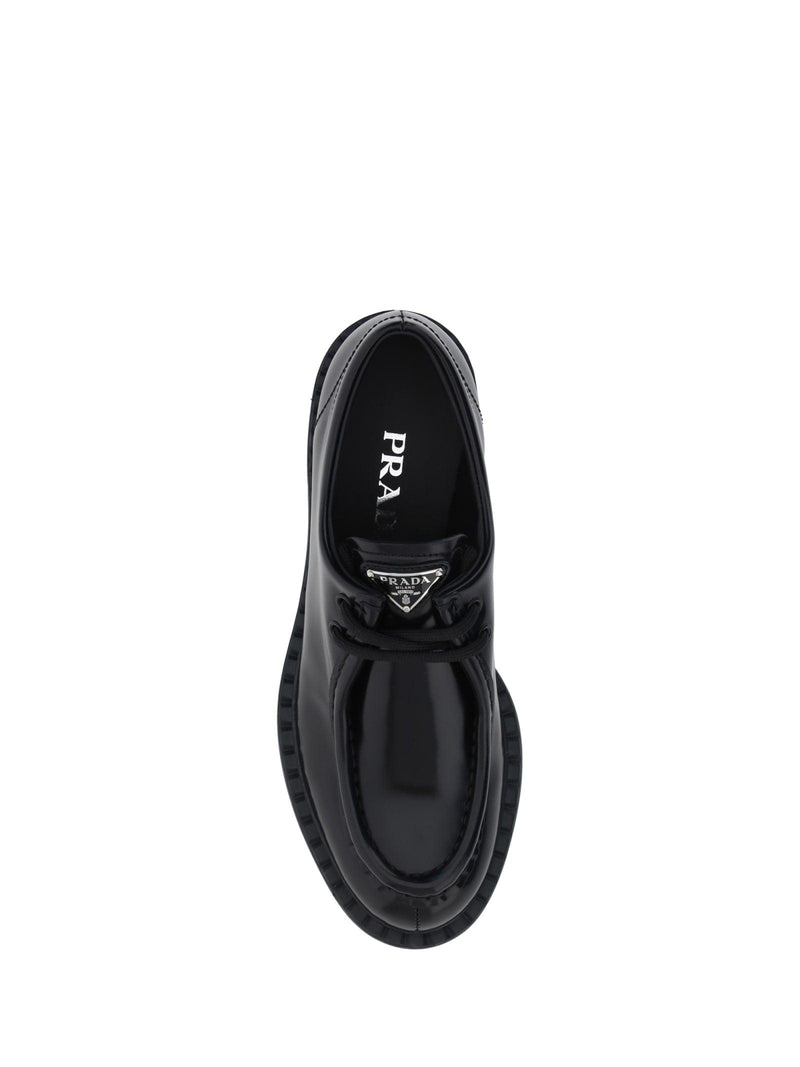 Prada Chocolate Loafers - Women - Piano Luigi