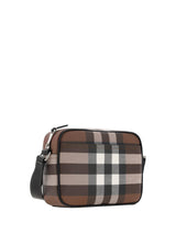 Burberry Bio-based Check Crossbody Bag - Men - Piano Luigi