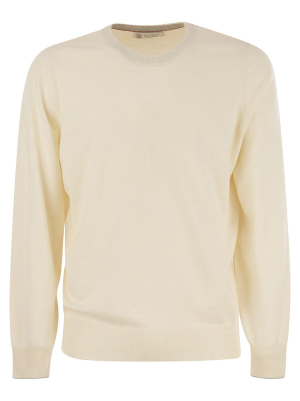 Brunello Cucinelli Pure Cashmere Crew-neck Sweater - Men - Piano Luigi