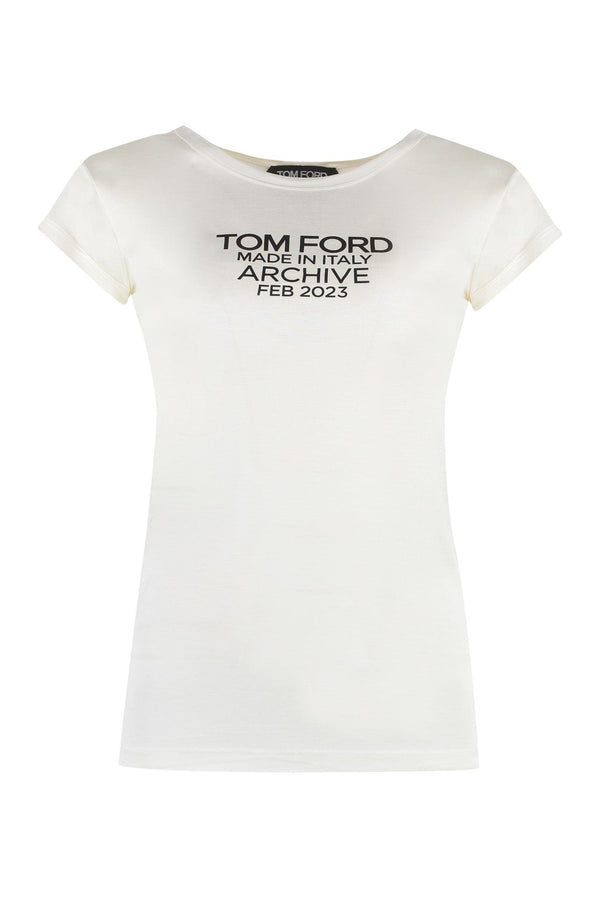 Tom Ford Silk T-shirt - Women - Piano Luigi