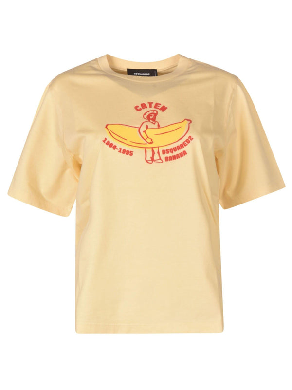 Dsquared2 Going Bananas Easy T-shirt - Women - Piano Luigi