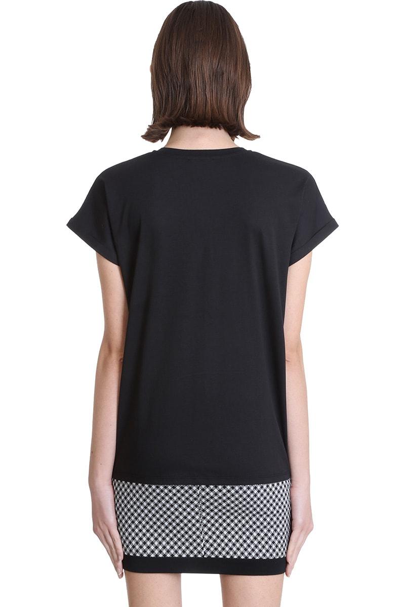 Balmain T-shirt In Black Cotton - Women - Piano Luigi