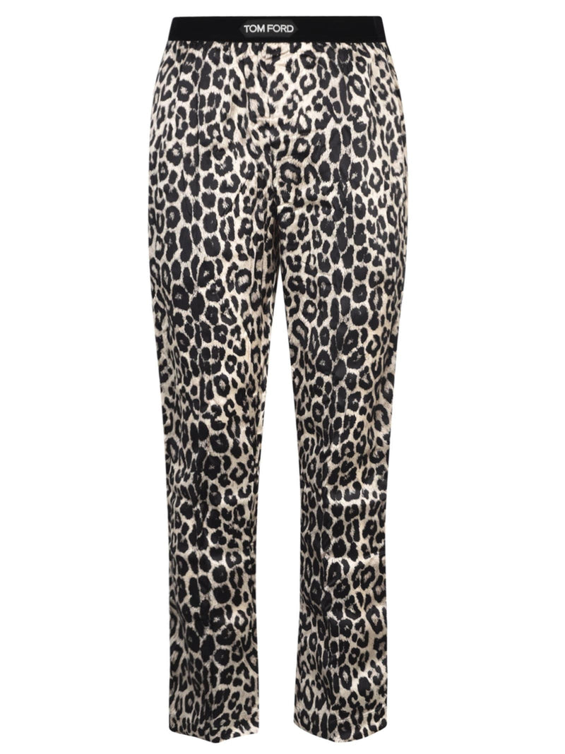 Tom Ford Silk Pajama Printed Trousers - Men - Piano Luigi