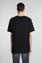 Balmain T-shirt In Black Cotton - Men - Piano Luigi