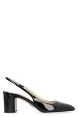 Prada Patent Leather Slingback Pumps - Women - Piano Luigi