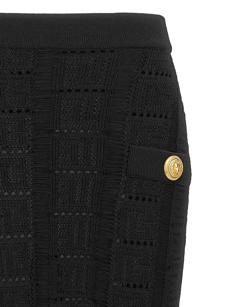 Balmain monogram Skirt - Women - Piano Luigi