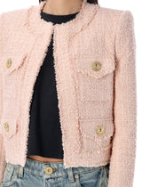 Balmain Tweed Jacket - Women - Piano Luigi