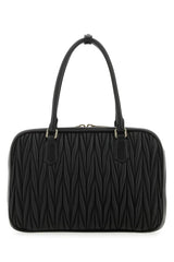 Miu Miu Black Nappa Leather Handbag - Women - Piano Luigi