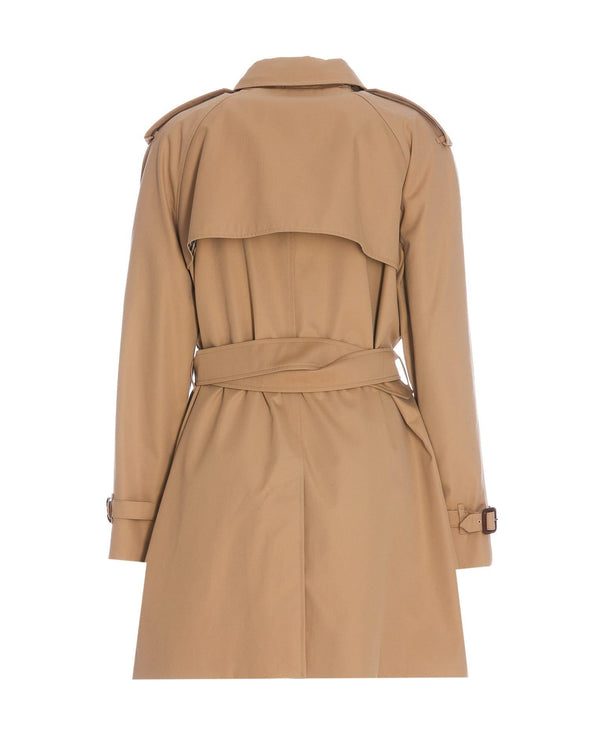 Burberry Beige Gabardine Trench Coat - Women - Piano Luigi